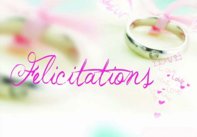 message pour un mariage