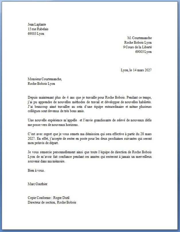 model courrier