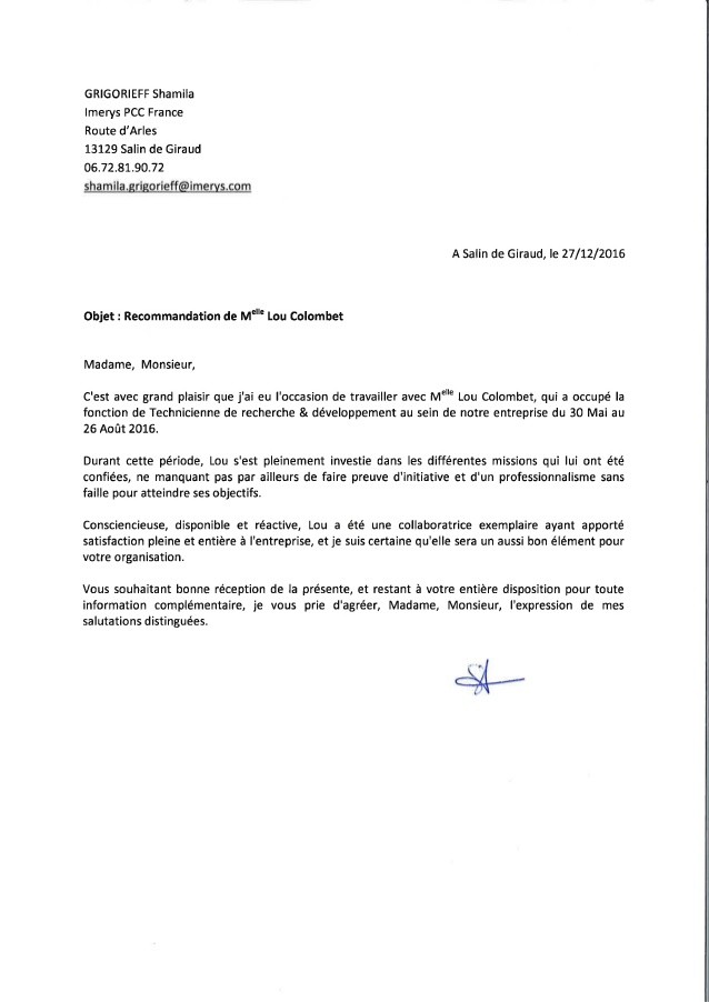 model de lettre de reclamation