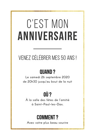 model de texte d'invitation d'anniversaire