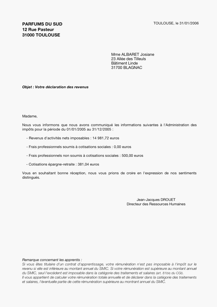 model lettre de reclamation