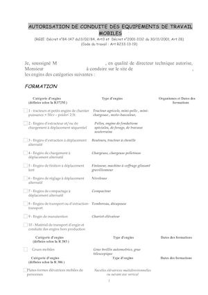 modele autorisation