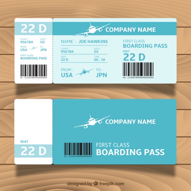 modele carte d embarquement