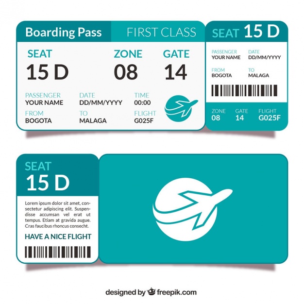 modele carte d embarquement