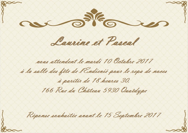 modele carte d invitation mariage gratuit