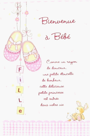 modele carte felicitation naissance