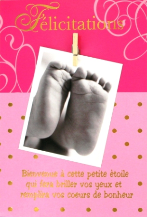 modele carte felicitation naissance