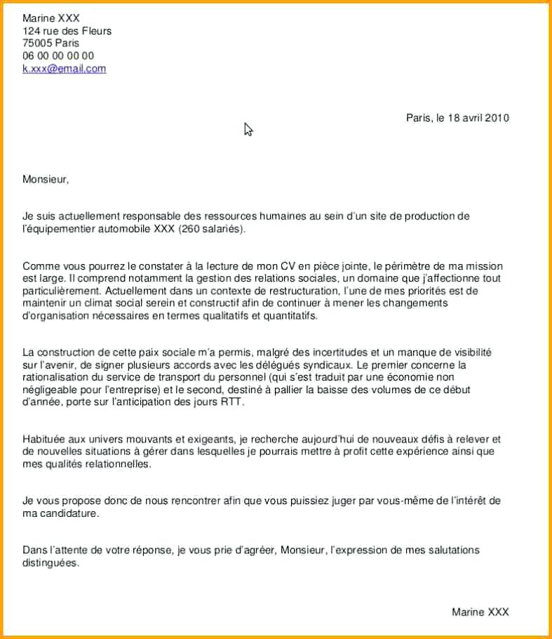 modele courrier word 2010