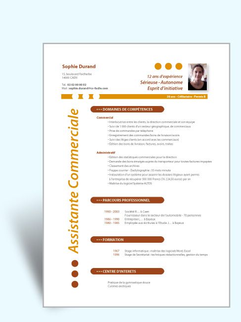 modele cv a imprimer