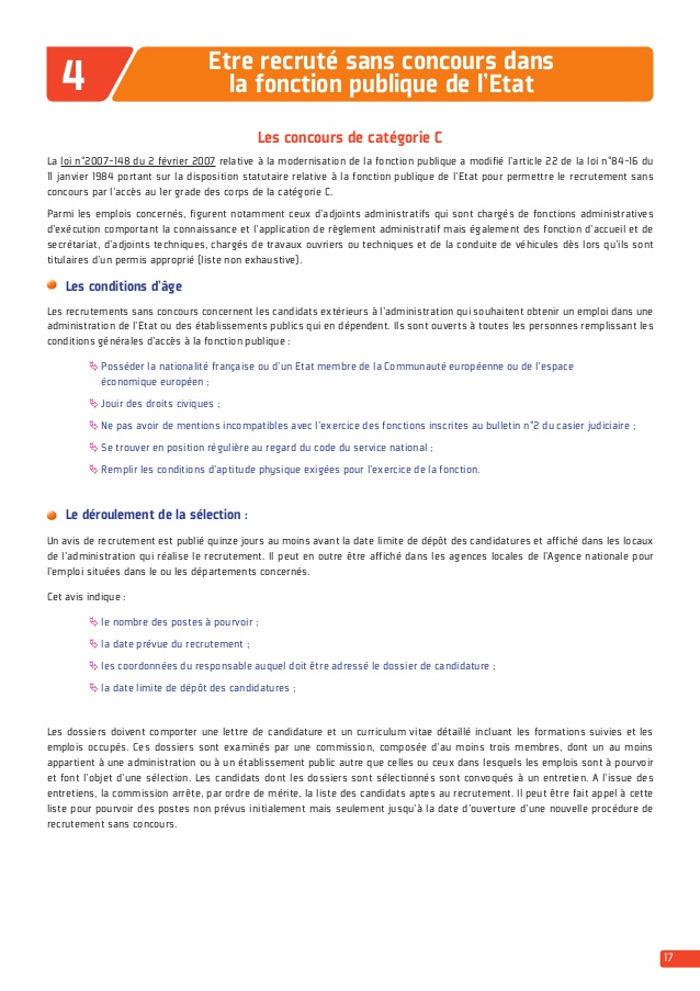 modele cv fonction publique territoriale