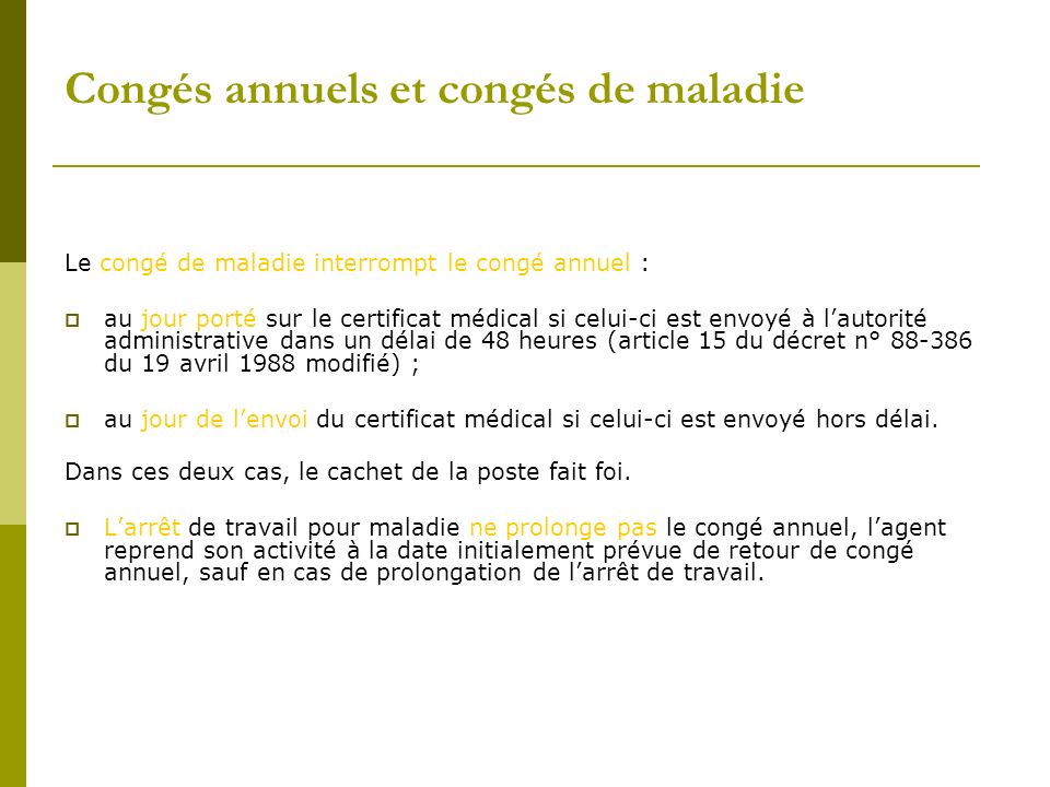 modele d'attestation de conge annuel gratuit