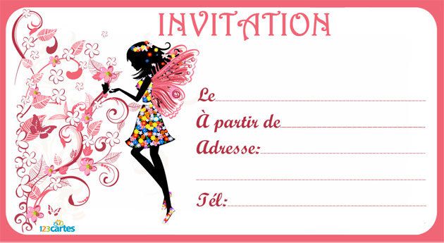 modele d invitation anniversaire