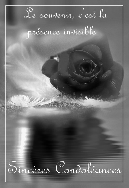 modele de carte de condoleance a imprimer