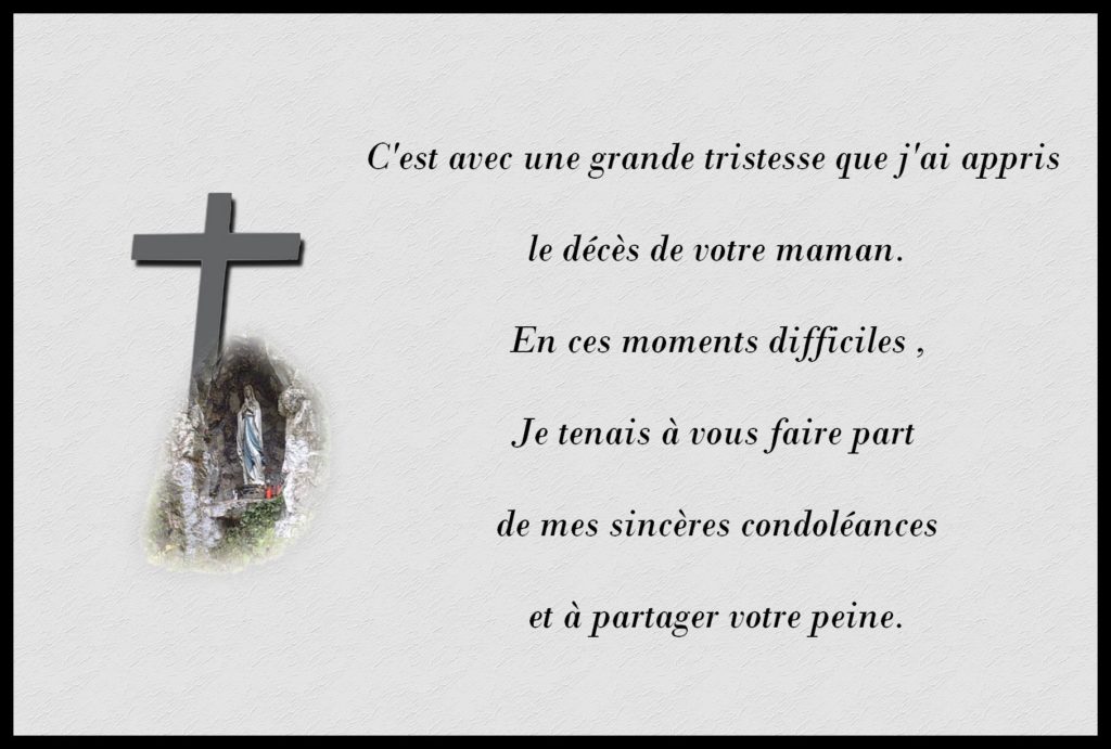 modele de condoleances