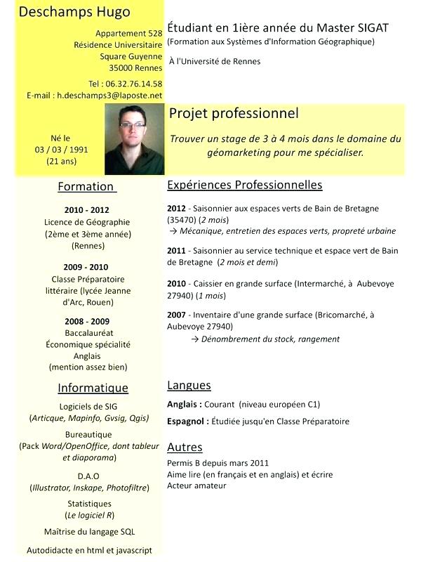modele de cv caissiere