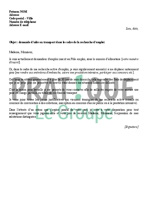 modele de demande d'augmentation de salaire