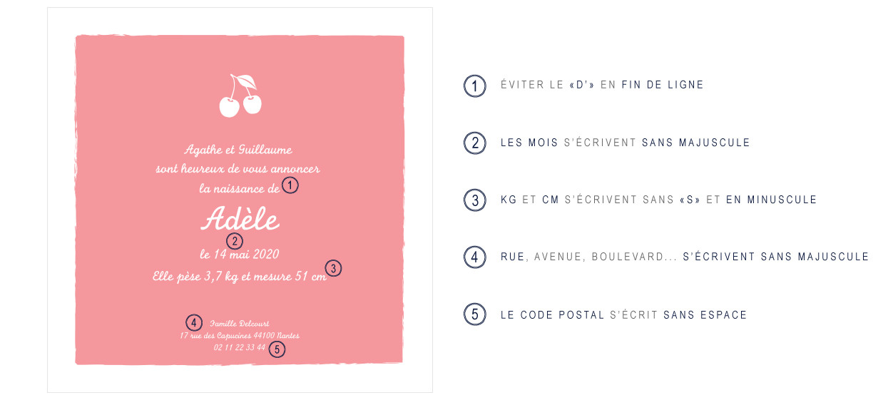 modele de fair part de mariage
