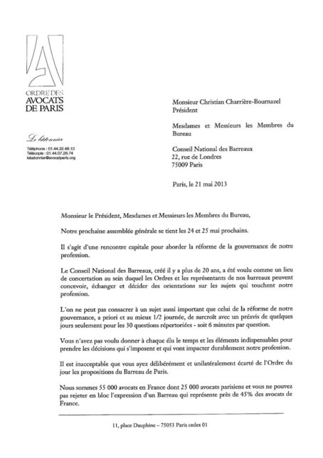 modele de lettre au jaf gratuite