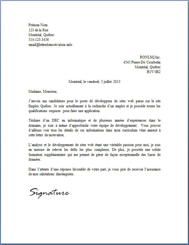 modele de lettre d'augmentation de salaire