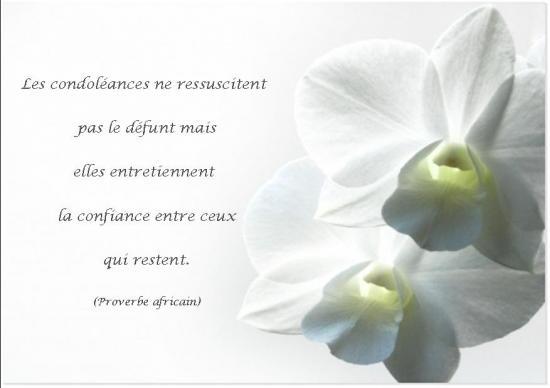 modele de lettre de condoleances gratuit
