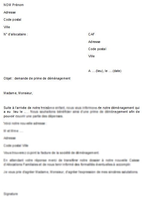 modele de lettre de demande de paiement