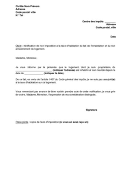 modele de lettre de preavis logement