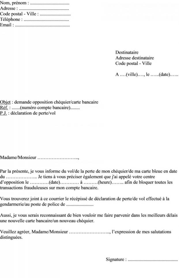modele de lettre de procuration pour la banque