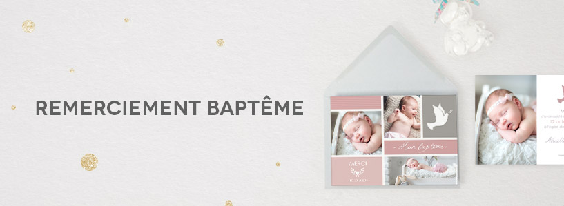 modele de lettre de remerciement pour un bapteme