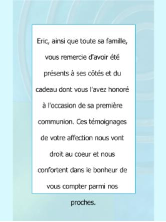 modele de lettre de remerciement pour un bapteme