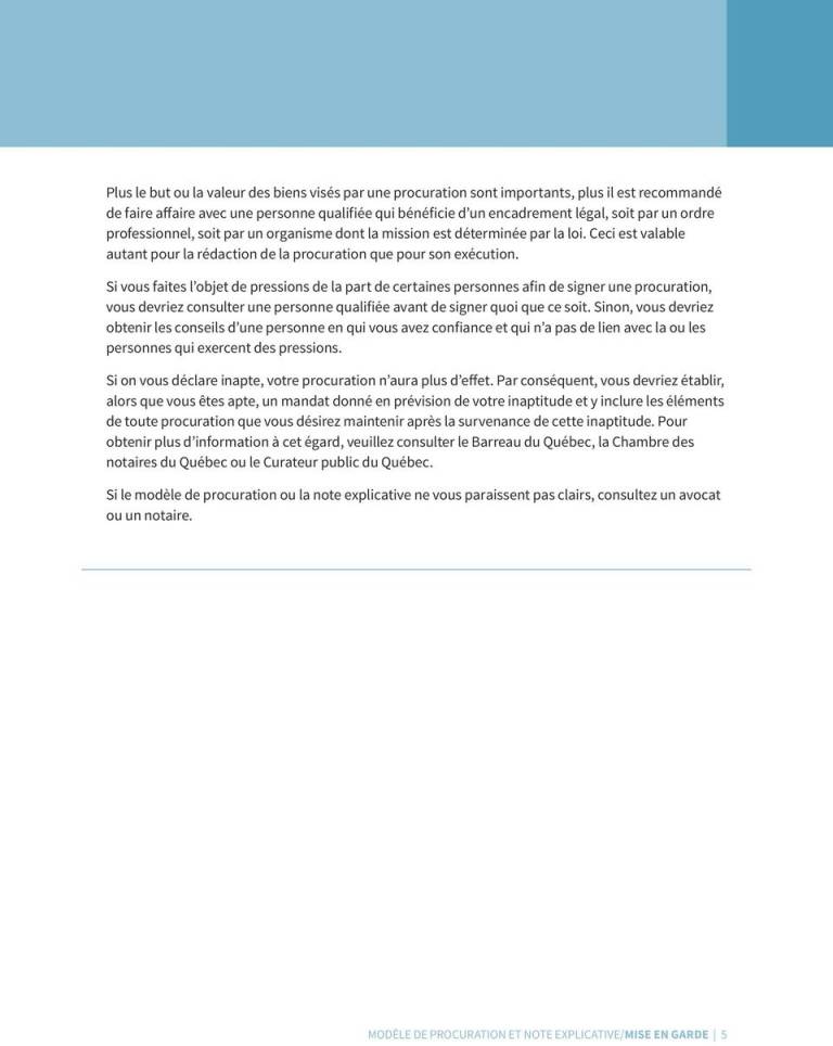 modele de lettre pour donner procuration