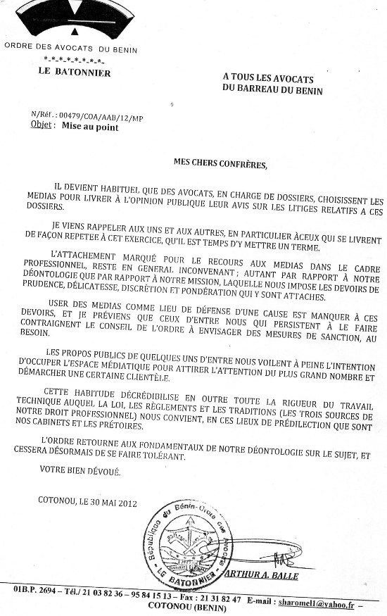 modele de lettre pour le tresor public