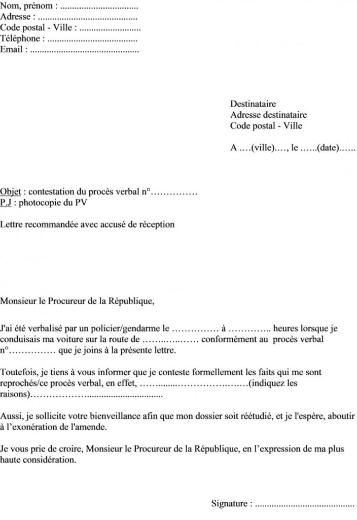 modele de lettre pour maladie professionnel