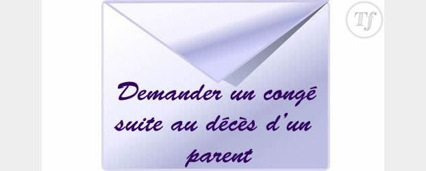 modele de lettre pour un deces