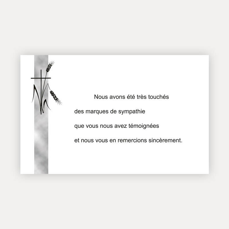 modele de remerciement pour deces