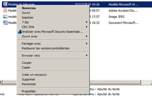 modele de telecopie word gratuit