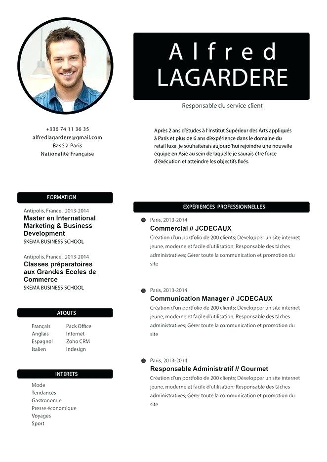 modele des cv