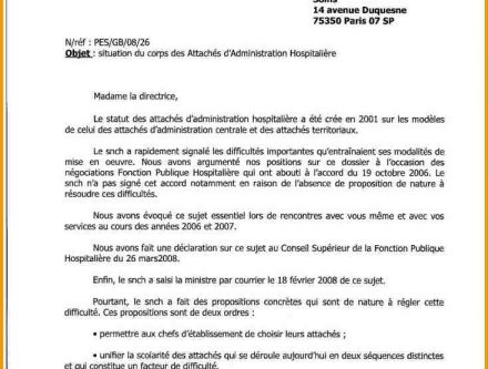 modele des lettres administratives gratuit