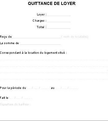 modele facture de loyer gratuit