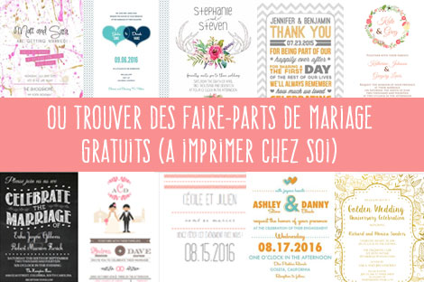 modele faire part mariage word