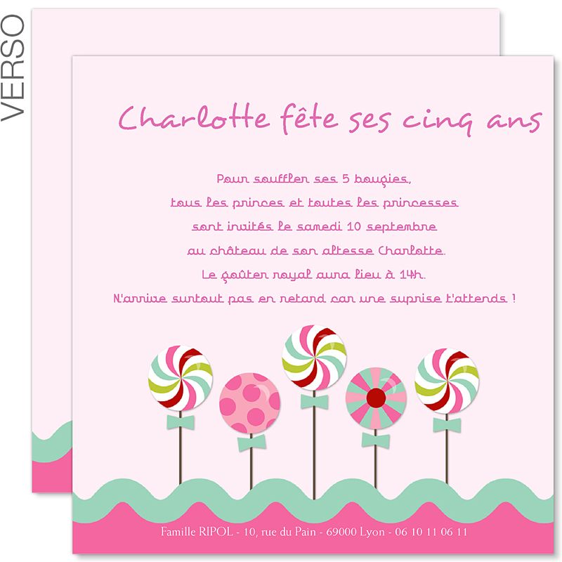 modele gratuit invitation anniversaire