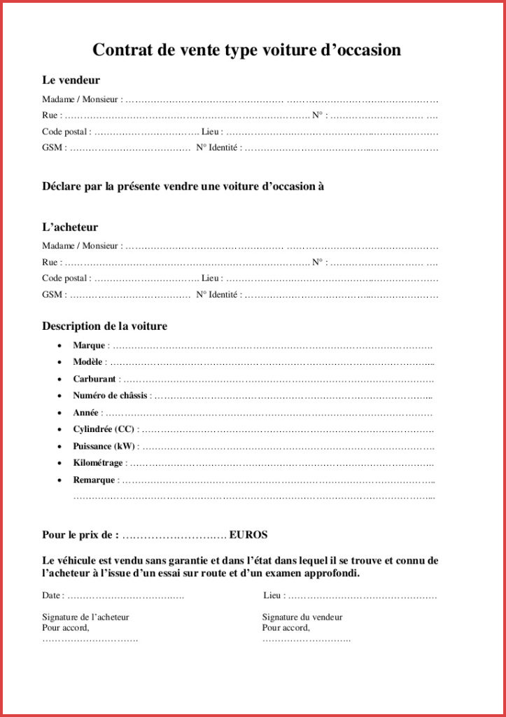 modele lettre annulation compromis de vente