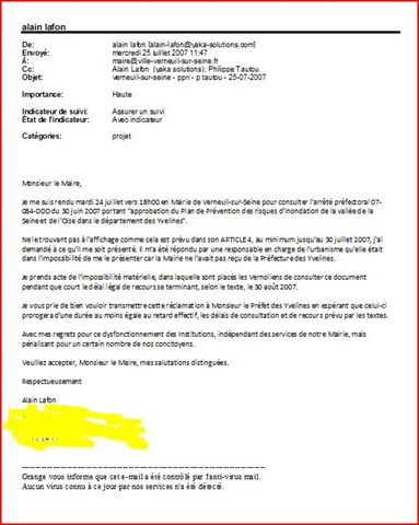 modele lettre au prefet gratuit