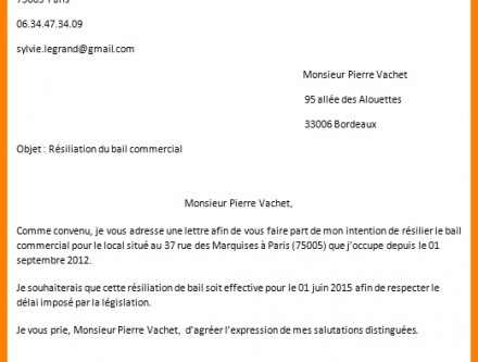 modele lettre cloture compte