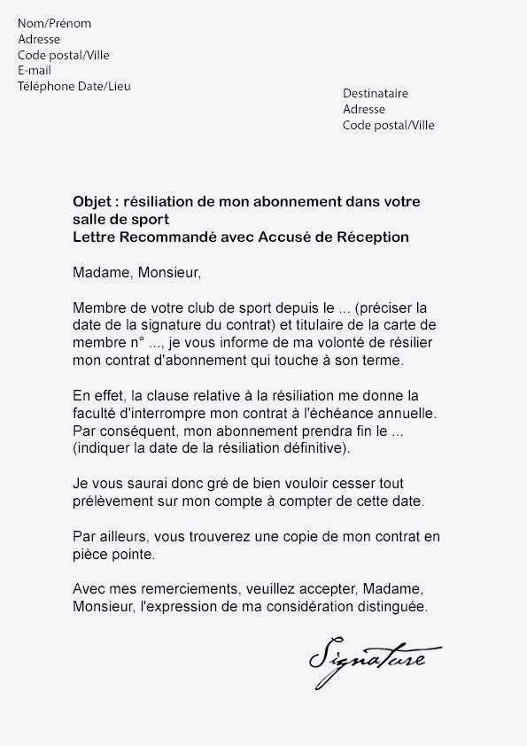 modele lettre contestation gratuite