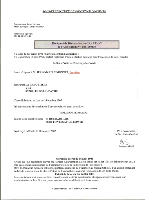 modele lettre convocation assemblee generale association