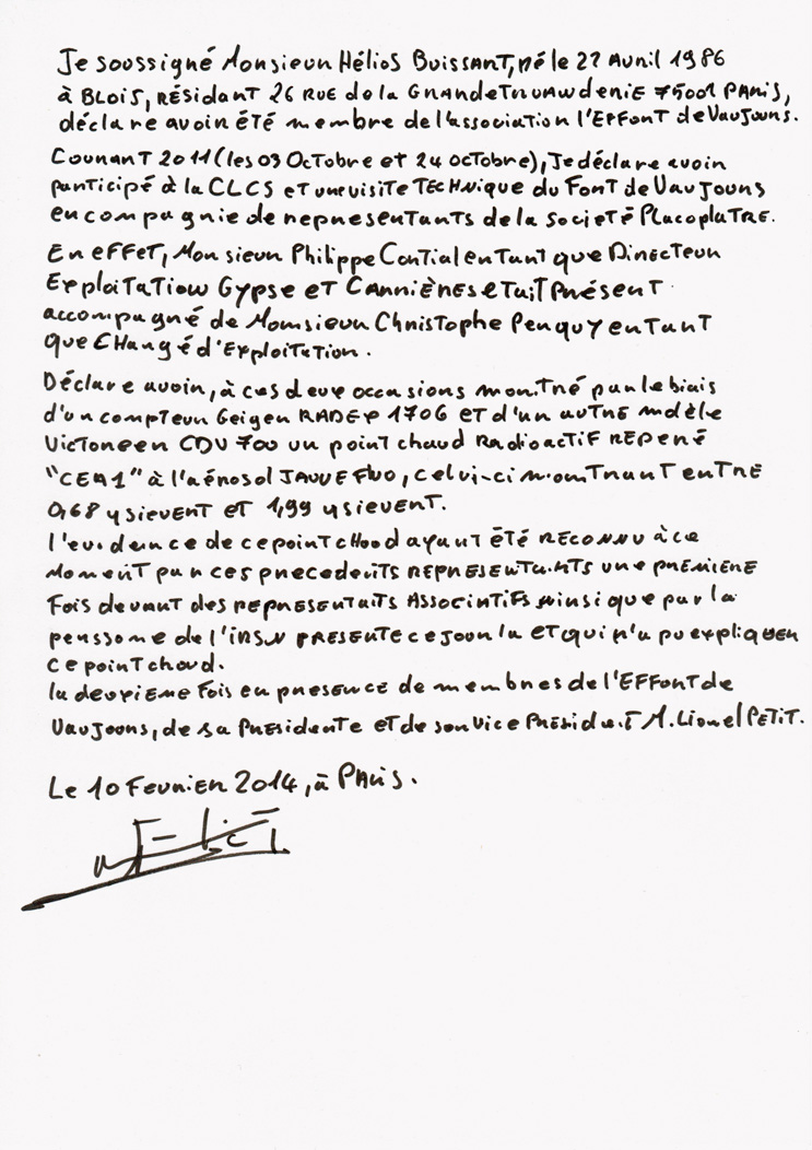 modele lettre d'attestation sur l'honneur
