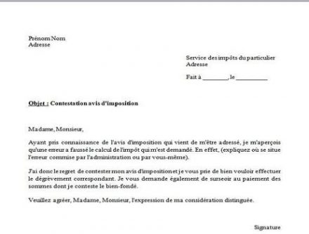 modele lettre de mecontentement gratuit