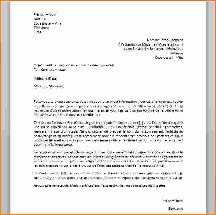 modele lettre de motivation caissiere sans experience