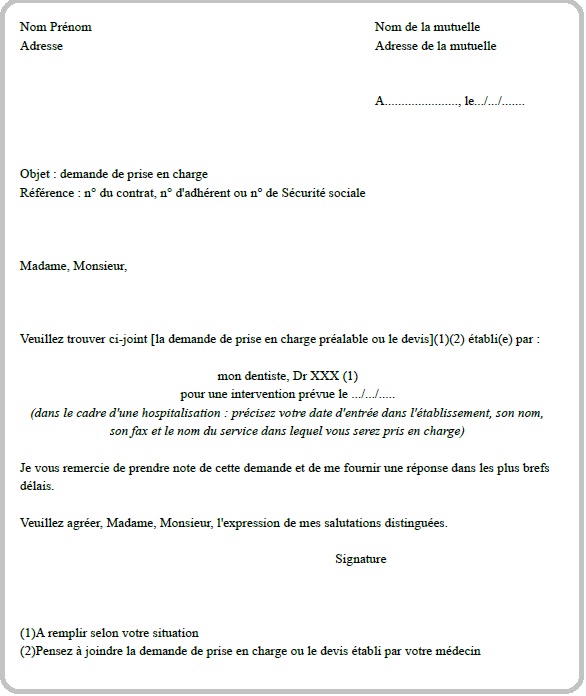modele lettre demande de facture