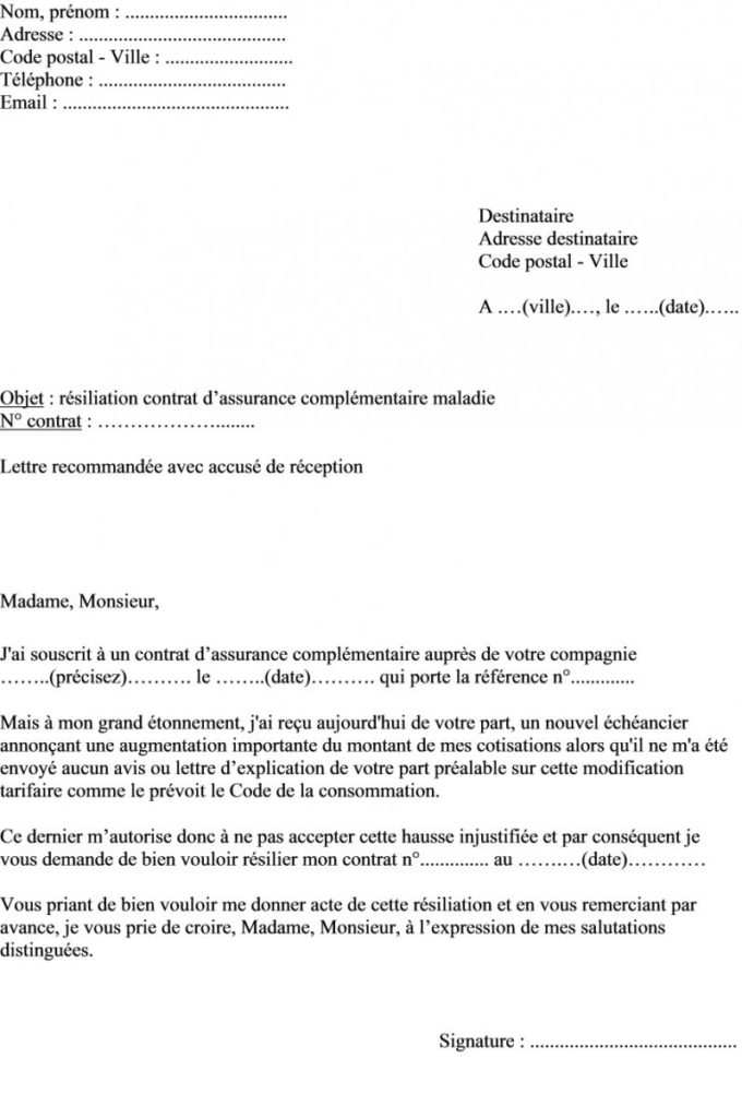 modele lettre echeancier